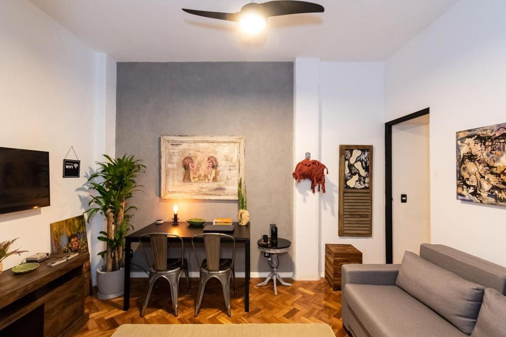 Artistico Qto&Sala A 350M Da Praia | Jg 42/701 Appartement Rio de Janeiro Buitenkant foto