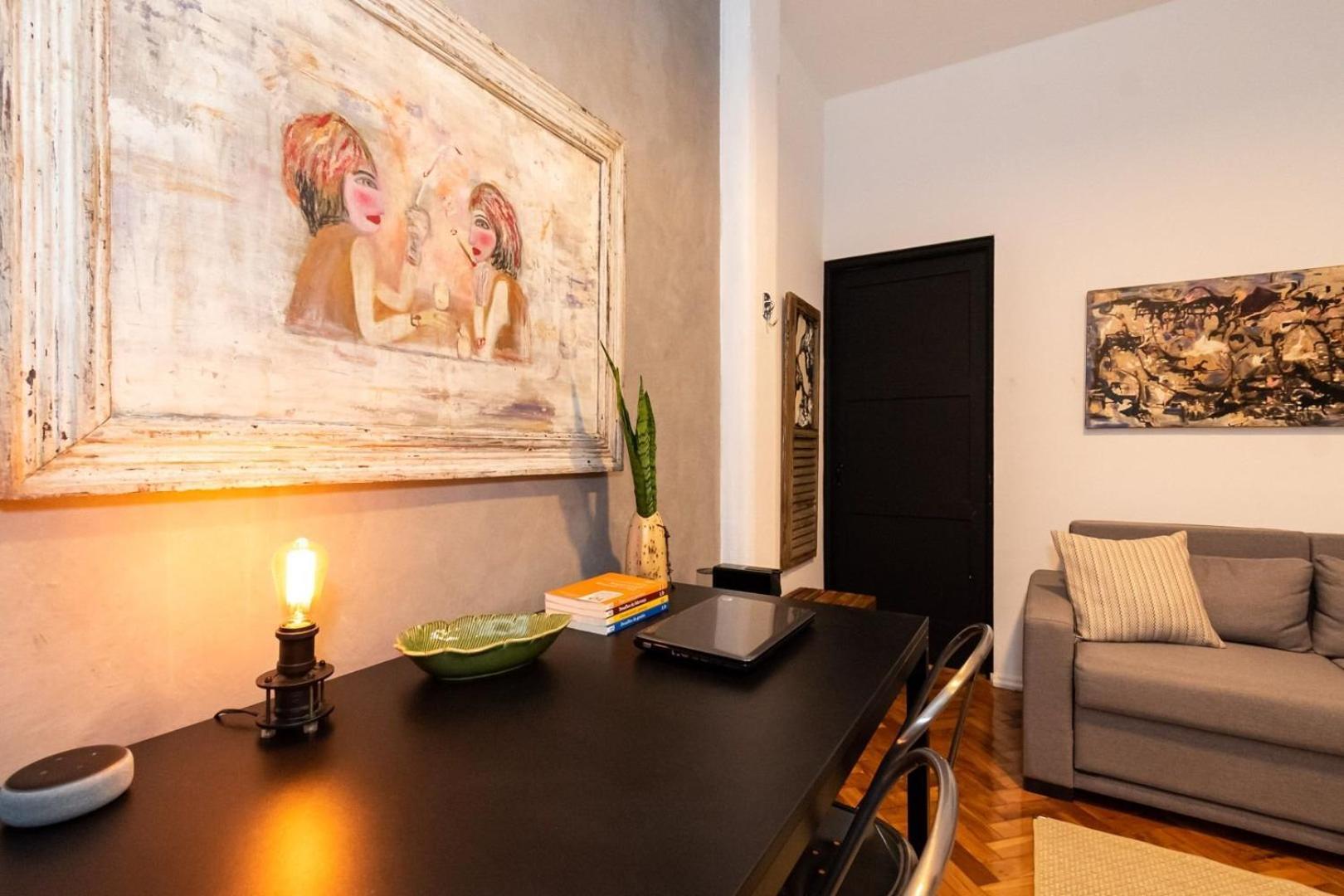 Artistico Qto&Sala A 350M Da Praia | Jg 42/701 Appartement Rio de Janeiro Buitenkant foto